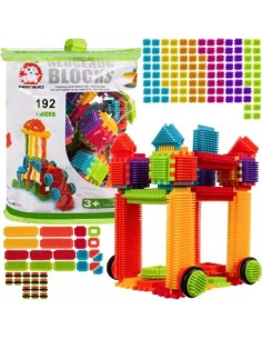 Statybiniai blokeliai - ežiukai 192 vnt. Kruzelis 20376
