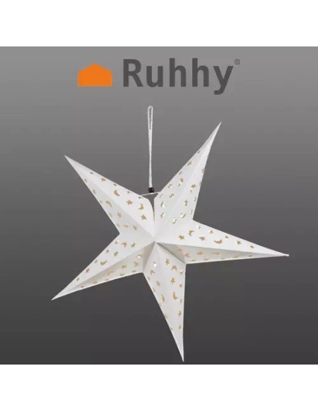 3D LED žvaigždė – 60cm Ruhhy 20076