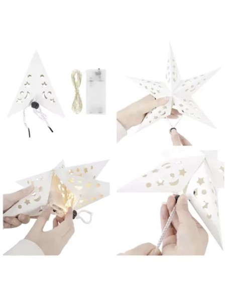 3D LED žvaigždė – 60cm Ruhhy 20076