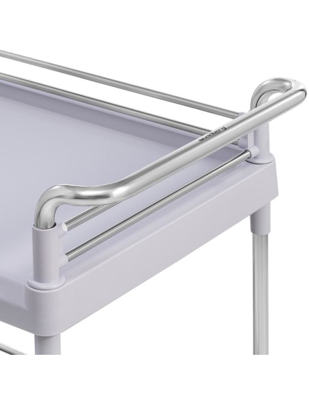 Kosmetinių procedūrų laboratorinis vežimėlis su 2 lentynomis 71 x 43 x 91 cm Kosmetinių procedūrų laboratorinis vežimėlis su 2 lentynomis 71 x 43 x 91 cm