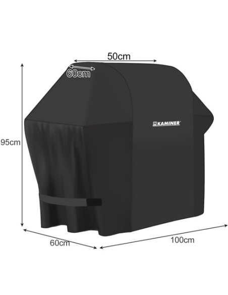Grilio dangtis 100x60x95cm Kaminer 21074