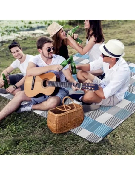 Paplūdimio antklodė su izoliacija 200x200cm Trizand 21077