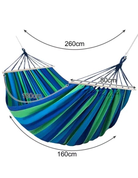Sodo hamakas dviems žmonėms 260x160cm Gardlov 21078