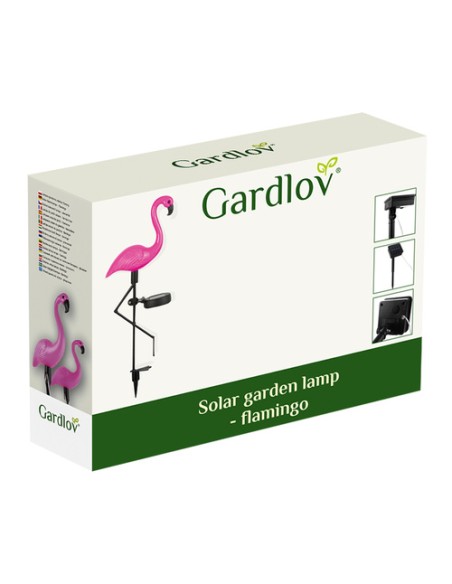 Saulės sodo lempa - flamingas Gardlov 21151
