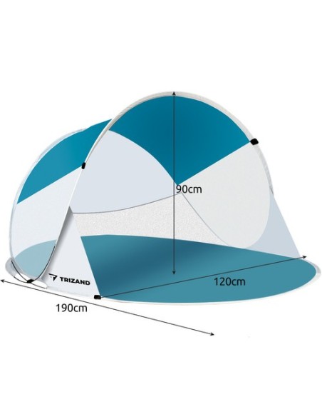 Paplūdimio palapinė 190x120x90cm Trizand 20974