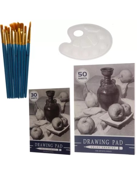 Tapybos rinkinys lagamine - 129vnt Maaleo 21644