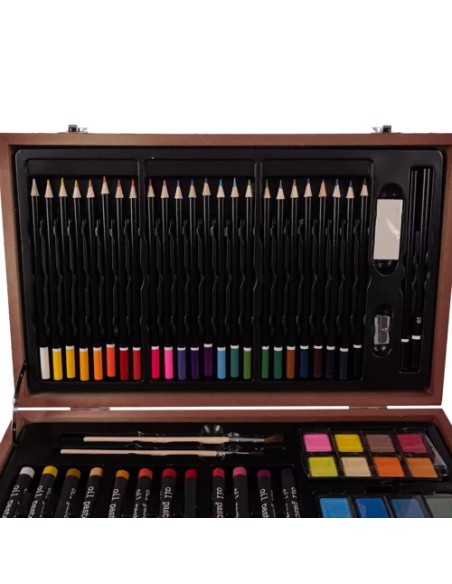 Tapybos rinkinys lagamine - 129vnt Maaleo 21644