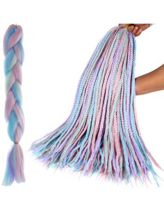 Sintetinių plaukų ombre mėlyna/ violetinė Soulima 21366