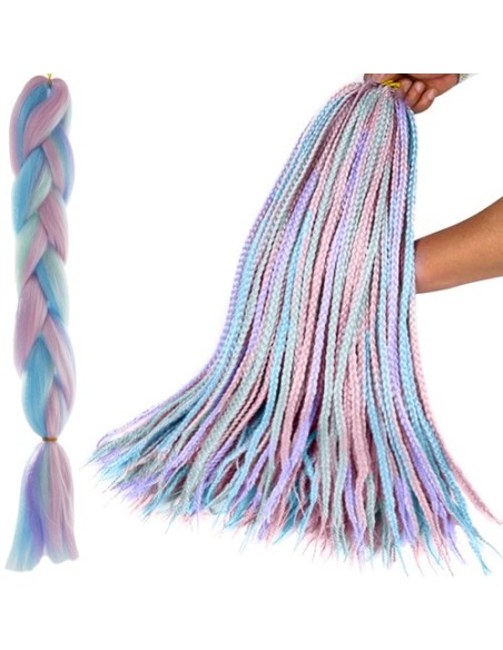 Sintetinių plaukų ombre mėlyna/ violetinė Soulima 21366