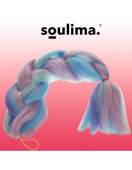 Sintetinių plaukų ombre mėlyna/ violetinė Soulima 21366