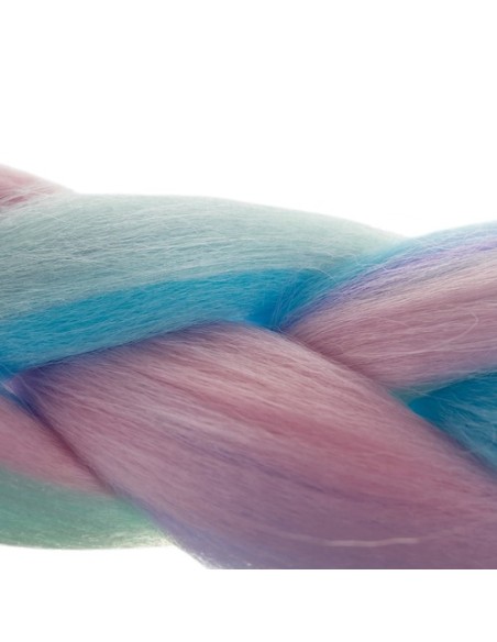 Sintetinių plaukų ombre mėlyna/ violetinė Soulima 21366