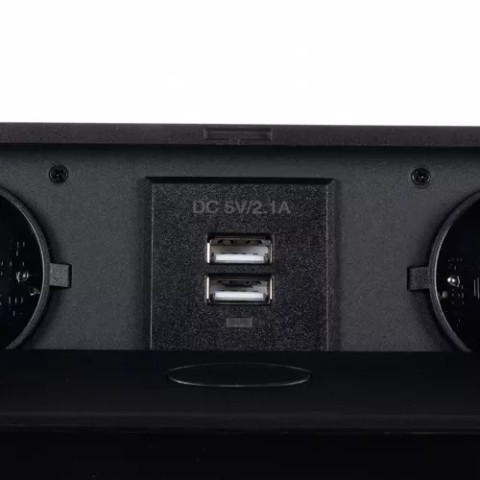 Stalviršyje paslėptas USB lizdas - dvigubas Izoxis 21446