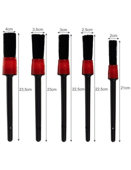 Detalių šepečiai + Xtrobb šluostė 21449