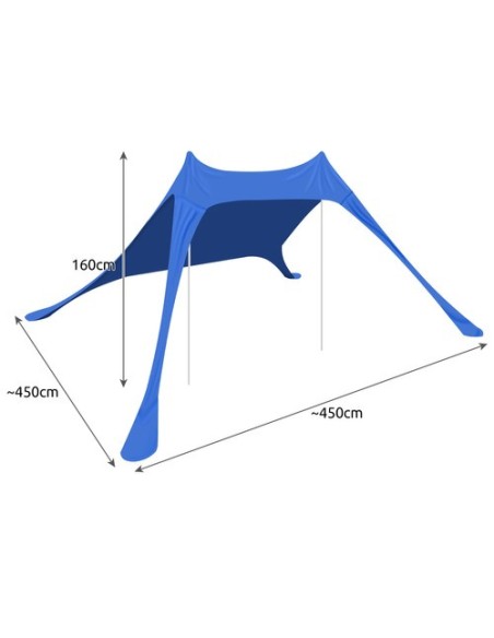 Paplūdimio palapinė – skėtis/ užvalkalas Trizand 20982