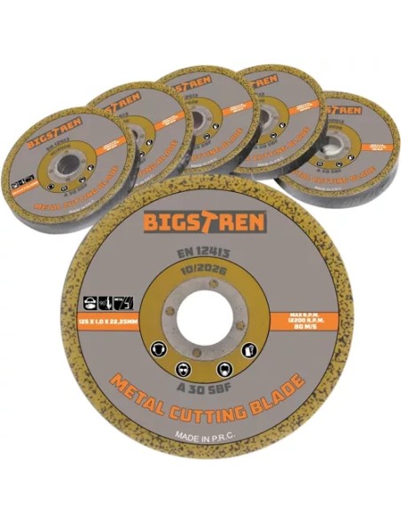 Metalo pjovimo diskas - 50 vnt. Bigstreetas 21639