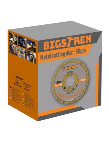 Metalo pjovimo diskas - 50 vnt. Bigstreetas 21639