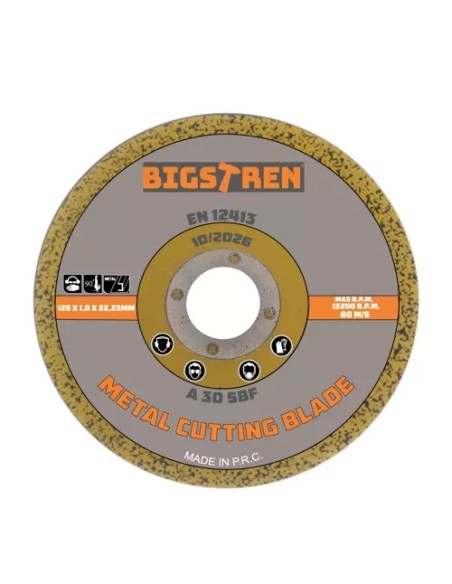 Metalo pjovimo diskas - 50 vnt. Bigstreetas 21639