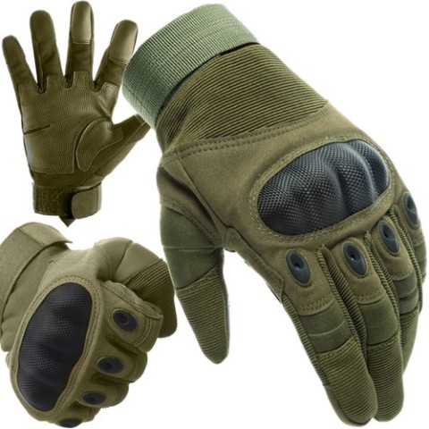 Taktinės pirštinės L-khaki Trizand 21771