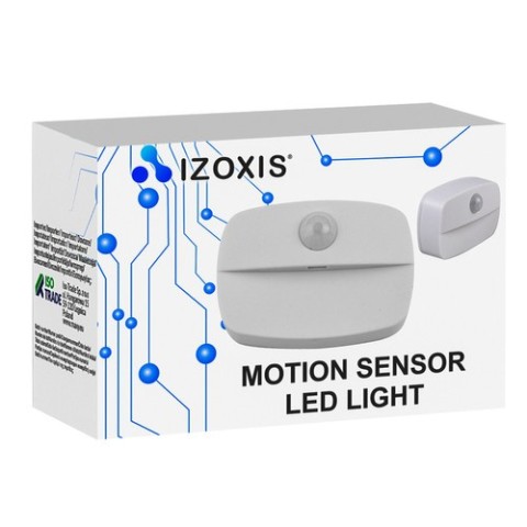 Izoxis 22090 LED naktinė lempa su judesio jutikliu