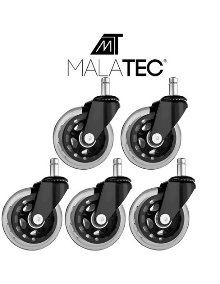 Ratai biuro kėdei - 5 vnt. Malatec 22077 Ratai biuro kėdei - 5 vnt. Malatec 22077