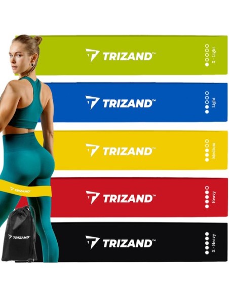 Mankštos juostų rinkinys - 5 vnt. Trizand 21955