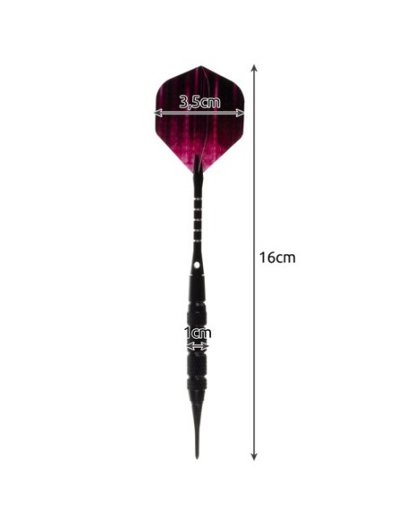 Smiginio rinkinys 12 dalių + priedai Trizand 21629