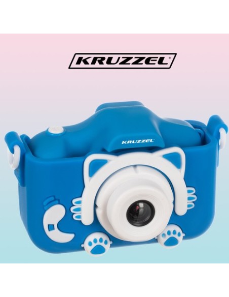 Kruzzel AC22295 mėlynas skaitmeninis fotoaparatas