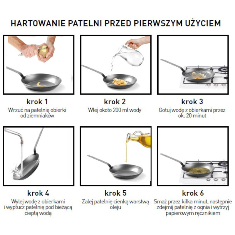 Blynų keptuvė Profi Line - lėkštės sk. 230 mm – Hendi 628805