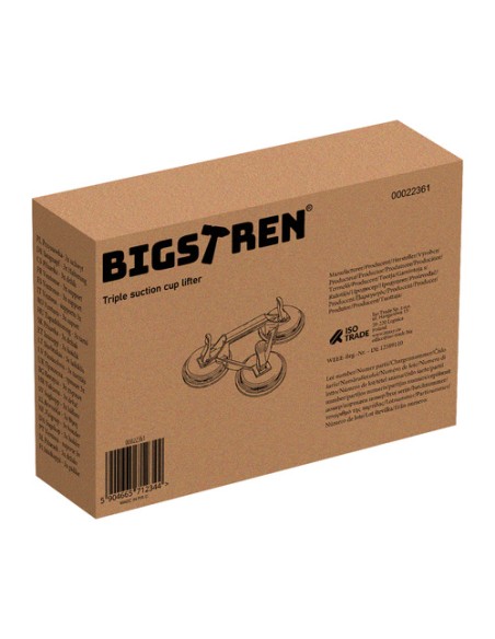 Siurbimo taurelės - 3x „Bigstrene“ laikikliai 22361