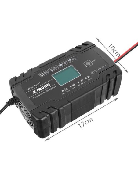 Xtrobb 22463 akumuliatoriaus lygintuvas