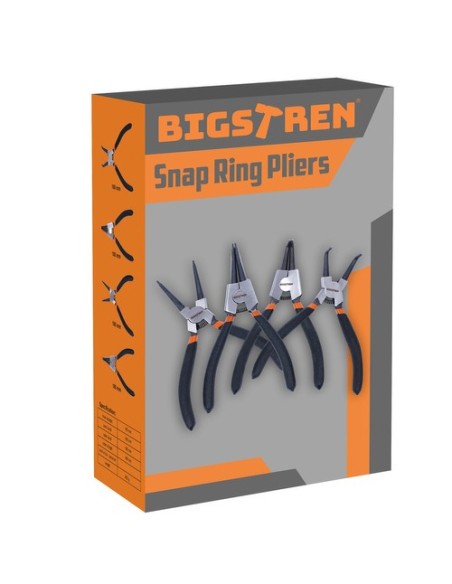 Seger žiedinės replės 4 vnt Bigstren 22159