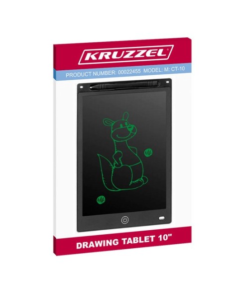 Piešimo planšetė 10" juoda XL KRUZZEL 22455