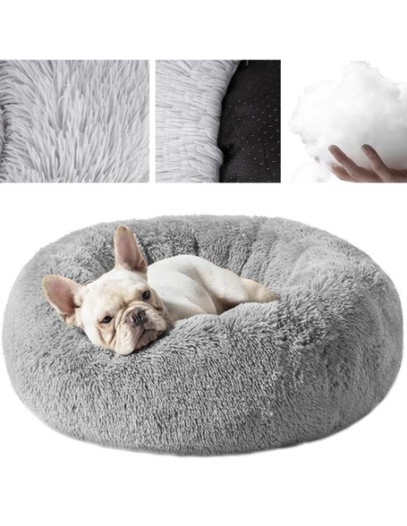 Plaukuotas šunų guolis, pilkas 22759