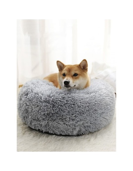 Plaukuotas šunų guolis, pilkas 22759