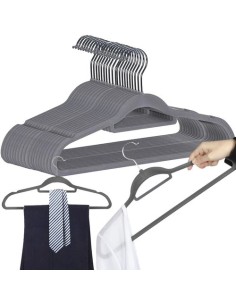 Drabužių kabykla 20 vnt - pilka Ruhhy 22535