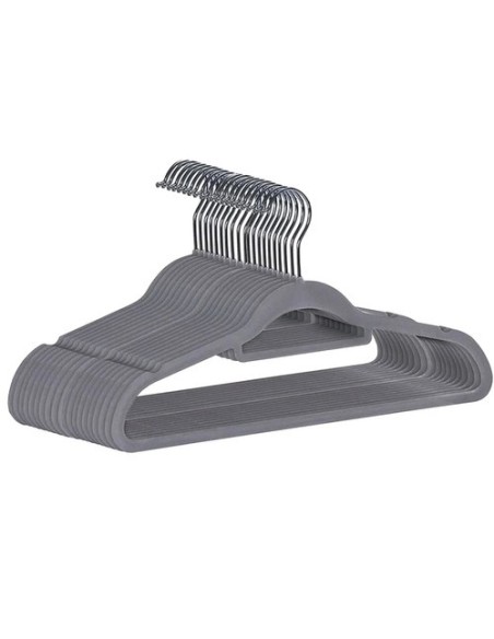 Drabužių kabykla 20 vnt - pilka Ruhhy 22535