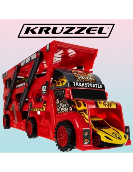 TIR sunkvežimio komplektas su 6 automobiliais 22515