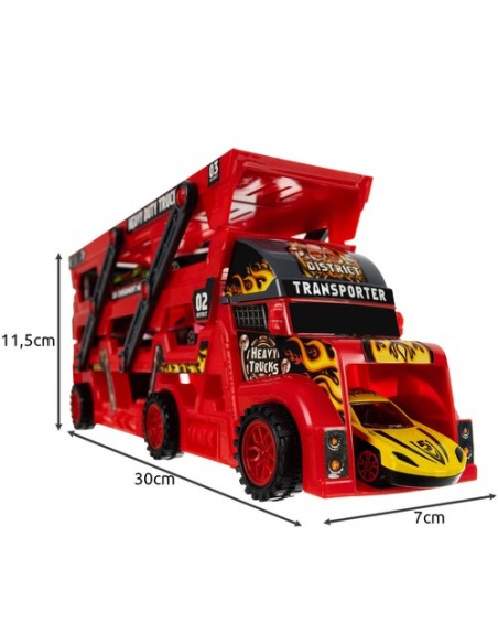 TIR sunkvežimio komplektas su 6 automobiliais 22515