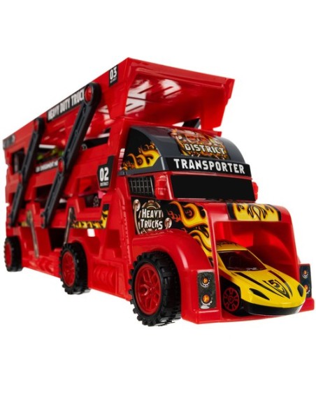 TIR sunkvežimio komplektas su 6 automobiliais 22515