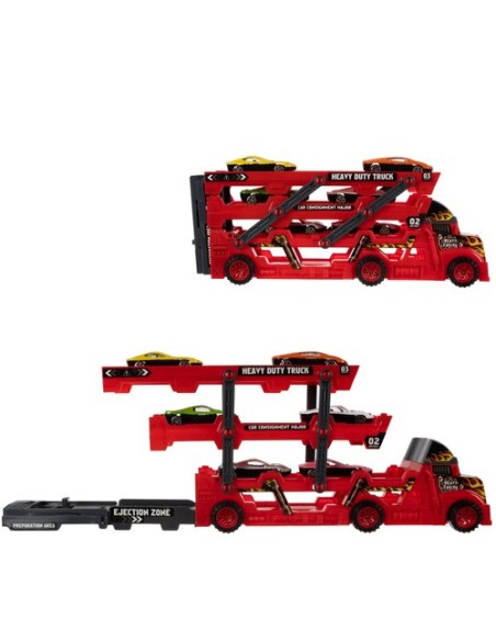 TIR sunkvežimio komplektas su 6 automobiliais 22515