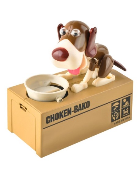 Baterija veikianti taupyklė - rudas šuo 22470