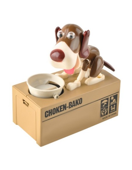 Baterija veikianti taupyklė - rudas šuo 22470