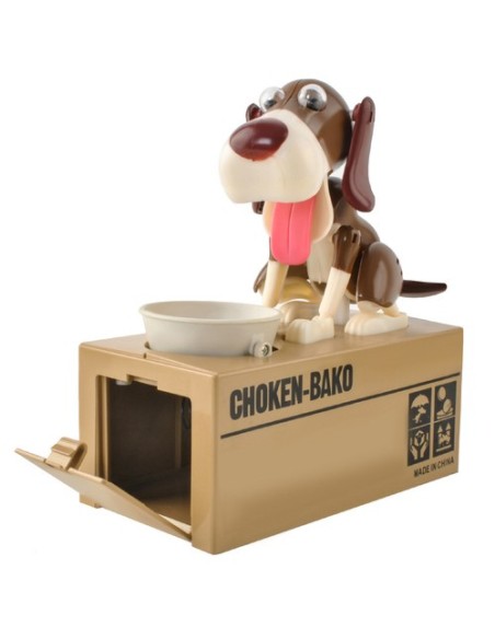 Baterija veikianti taupyklė - rudas šuo 22470