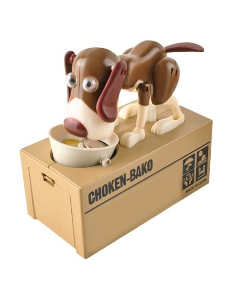 Baterija veikianti taupyklė - rudas šuo 22470