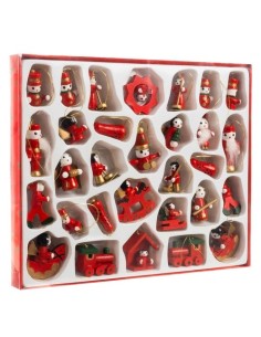 MEDINIAI PAKABUČIAI / KALĖDINIAI KAMULIAI 30 vnt