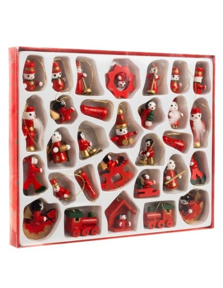 MEDINIAI PAKABUČIAI / KALĖDINIAI KAMULIAI 30 vnt