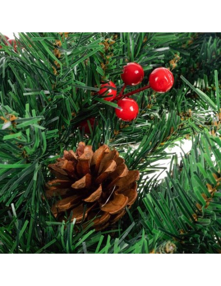 Kalėdinis papuošimas durų vainikas Dekoratyvinis dekoratyvinis ornamentas 60 cm storis XXL