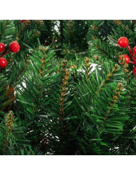 Kalėdinis papuošimas durų vainikas Dekoratyvinis dekoratyvinis ornamentas 60 cm storis XXL