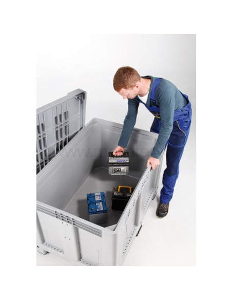 Dėžės padėklų dėžė su EURO 500L padėklu 120x80x80 cm Dėžės padėklų dėžė su EURO 500L padėklu 120x80x80 cm