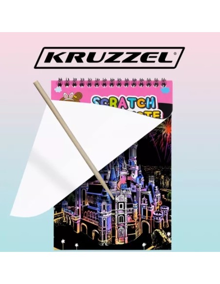 Nubraukiamų lakštų rinkinys + medinis rašiklis 22449